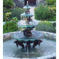 High Quality Garden Decoration Outdoor Dolphin Water Fountain